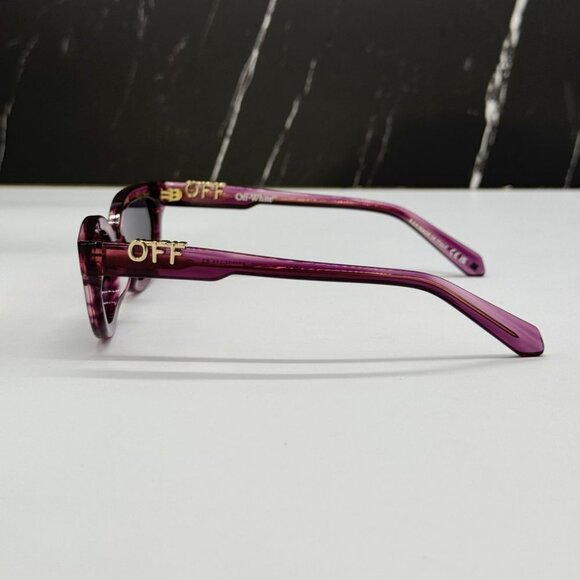 NEW OFF-WHITE OERI13D SPARKS 3707 SUNGLASSES WOMEN ROUND PINK EYEWEAR main image 7